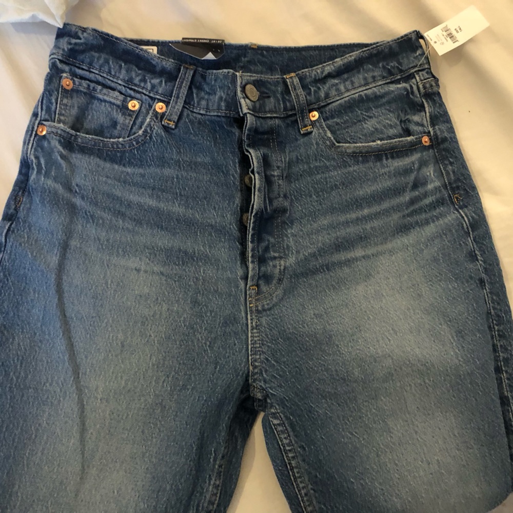 Gap cheeky straight high rise jean. Size 29/8T. New with tags.